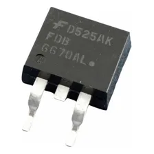 Mosfet N-channel 30v 80a Surface Mount To263ab 68w Fdb6670al Foto mini 2
