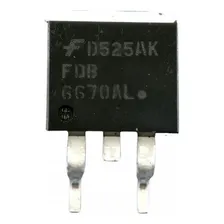 Mosfet N-channel 30v 80a Surface Mount To263ab 68w Fdb6670al Foto mini 1