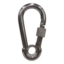 Mosquetão Em Aço Inox 12 Mm Trava Rosca Carga Max 220kg Foto mini 1