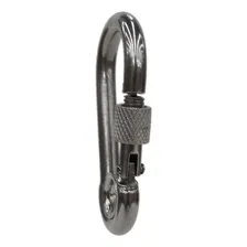 Mosquetão Em Aço Inox 12 Mm Trava Rosca Carga Max 220kg Foto mini 2