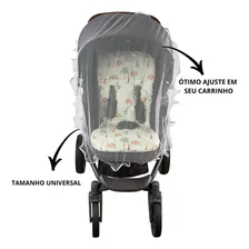 Mosquiteiro Para Carrinho Bebe Universal Proteção Infantil Cor Mosquiteiro Carrinho Bebe Universal Foto mini 2