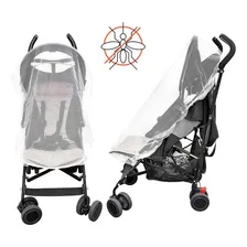 Mosquiteiro Para Carrinho De Bebe Com Elástico Protege Bebe Foto mini  3
