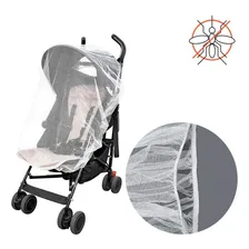 Mosquiteiro Para Carrinho De Bebe Com Elástico Protege Bebe Foto  mini 1