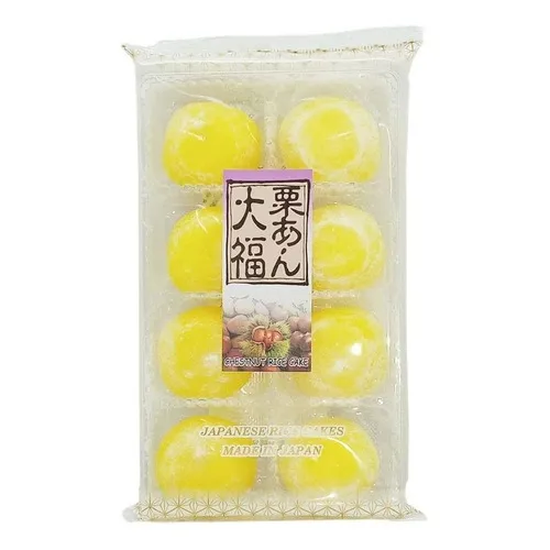Moti Recheado Daifuku Kuri E Azuki 216g - Kubota Foto 1