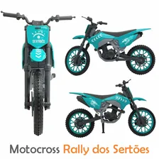 Moto Cross Brinquedo Infantil Rally Dos Sertões Molas Cor Azul Personagem Moto Cross Rally Sertões Foto mini  2