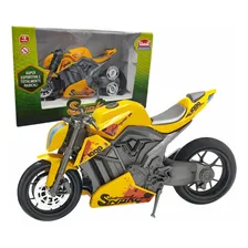 Moto De Brinquedo Snake Street Machine - Usual Cor Amarelo Foto mini 1