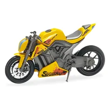 Moto De Brinquedo Snake Street Machine - Usual Cor Amarelo Foto mini 3