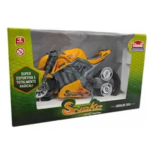 Moto De Brinquedo Snake Street Machine - Usual Cor Amarelo Foto mini 4