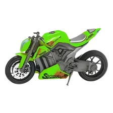 Moto De Brinquedo Snake Street Machine - Usual Cor Verde Foto mini 2