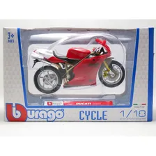 Moto Ducati 998r - Cycle - 1/18 - Burago Foto mini  2
