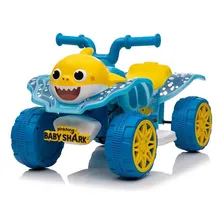Moto Elétrica Carrinho Infantil Mini Quadriciclo Baby Shark Foto mini 4