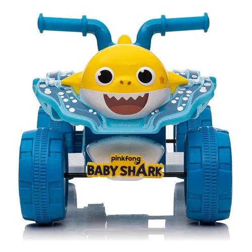 Moto Elétrica Carrinho Infantil Mini Quadriciclo Baby Shark Foto 1