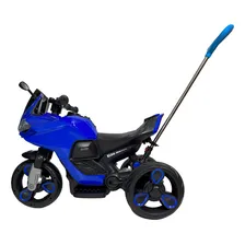 Moto Elétrica Infantil Com Empurrador 6v Foto  mini 1