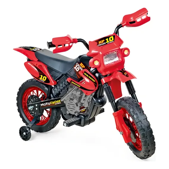 Moto Elétrica Infantil Motocross 6v Recarregável Resistente Cor Vermelho Foto 1