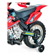 Moto Elétrica Infantil Motocross 6v Recarregável Resistente Cor Vermelho Foto mini  3