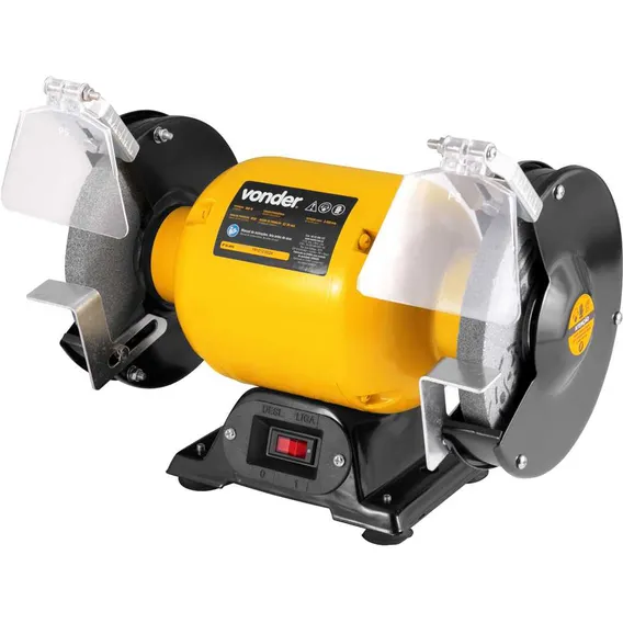 Moto Esmeril De Bancada 6 Pol 360w Com 2 Rebolos Vonder 220V Foto 1