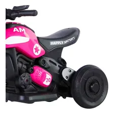 Moto Infantil de brinquedoUnitoys Mini Moto Elétrica Moto Elétrica Infantil cor rosa-chiclete Foto mini 3