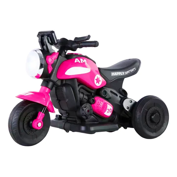 Moto Infantil de brinquedoUnitoys Mini Moto Elétrica Moto Elétrica Infantil cor rosa-chiclete Foto 1