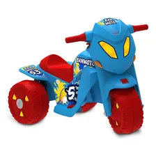 Moto Infantil Elétrica Banmoto 6v de bateria Azul Bandeirante Foto mini 1