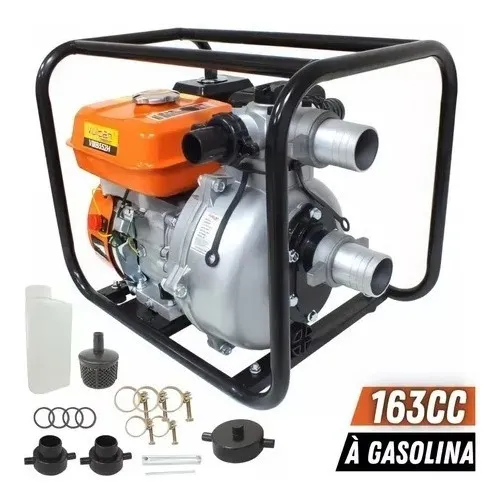 Motobomba Alta Pressão 2'' À Gasolina 4t 6,5hp 163cc Vmb552h Foto 1