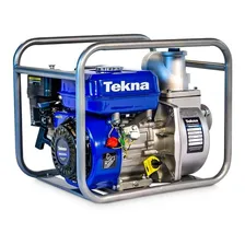 Motobomba Auto Escorvante Á Gasolina 196cc 6.5hp 4t Tekna Cor Azul Foto  mini 1
