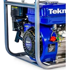 Motobomba Auto Escorvante Á Gasolina 196cc 6.5hp 4t Tekna Cor Azul Foto mini 4