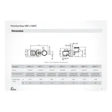 Motobomba Nautilus Nbfc0 1/4 Cv Para Piscinas 127/220V Foto mini  3