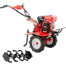 Motocultivador Microtrator 7hp Gasolina Com Rodas E Enxadas Foto mini 1
