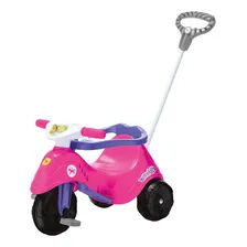 Motoquinha Passeio Triciclo Infantil Lelecita Calesita Pedal Cor Rosa Foto  mini 1