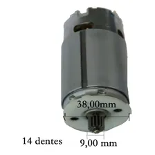 Motor 12v C/ Pinhão P/ Parafusadeira Dcd700 Dcd710 Dewalt Foto mini 3