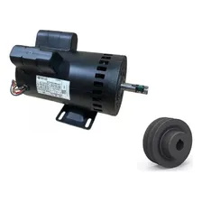 Motor 2 Cv 2 Polos Alta Rotação Monofásico Hércules + Polia Foto  mini 1