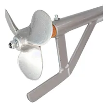 Motor Barco 7hp Branco Rabeta Simples 1,7m + Kit Aceleração Foto mini 4