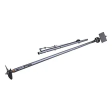 Motor Barco 7hp Branco Rabeta Simples 1,7m + Kit Aceleração Foto mini  2