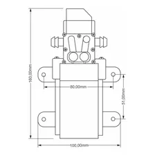 Motor Bomba Diafragma 12v 80 Psi Superagri Foto mini 1
