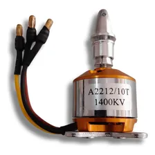 Motor Brushless A2212 1400kv Com Montante Spinner Aeromodelo Foto  mini 1