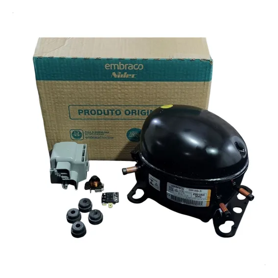 Motor Compressor Coquinho 1/4+ R134a Emr80 220v Foto 1