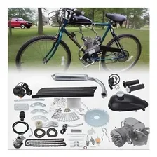 Motor De Bicicleta 80cc Preto Kit Completo Foto mini 4