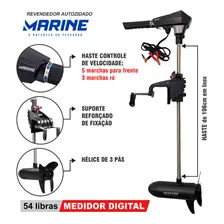Motor Elétrico 12v Para Barco Marine Phantom 54lbs Digital Foto mini 4