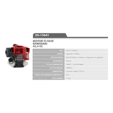 Motor P/ Roçadeira Gasolina 2 Tempos Tj045-e 45,4cc Kawasaki Foto mini 2