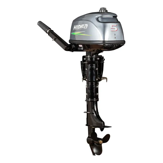 Motor Popa Hidea 5hp 2t Com E Foto 1