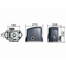 Motor Portão De Correr Deslizante Garen 600kg 2 Contr 3m Frequência 60hz 220v Foto mini 2