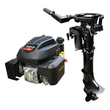Motor Rabeta Completo Marcha Ré Gasolina 6hp P. Elétrica Kbe Foto mini  3