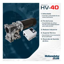 Motoredutor P/ Frisadeira Regula Velocidade Reverte Sentido Foto mini 3