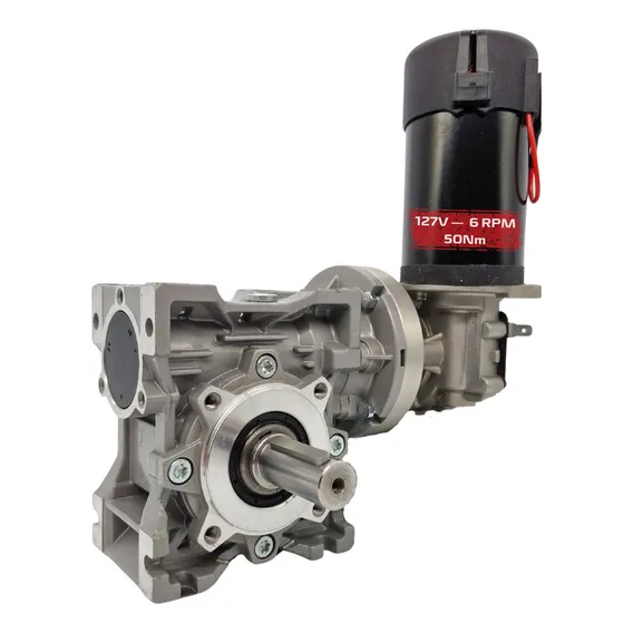 Motoredutor Timo 127v 220v Motor Baixa Rotação Alto Torque 127V ? 6 RPM ? 50Nm Foto 1