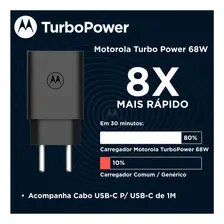 Motorola Carregador Turbo Power 68w Cor Preto Foto mini 2