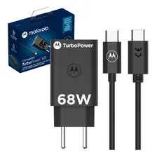 Motorola Carregador Turbo Power 68w Cor Preto Foto mini 1