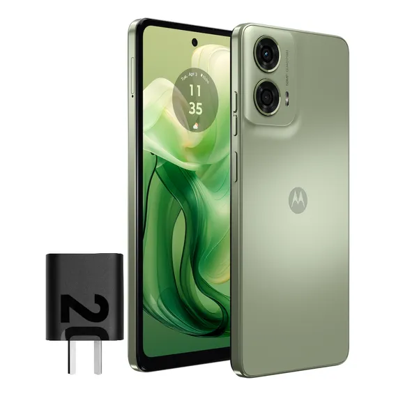 Motorola Moto G24 4 GB + 128 Gb Verde Gelo Foto 1