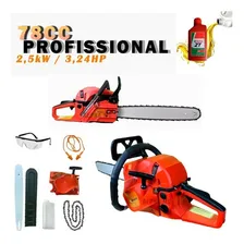 Motoserra Profissional 78cc Muito Potente Sabre 55centimetro Foto mini 1