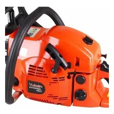 Motosserra Á Gasolina 55cc Vsl550 3hp + Pulverizador Vulcan Cor Laranja Foto mini  2