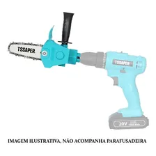 Motosserra Para Furadeira E Parafusadeira Adaptador Portátil Foto mini 3